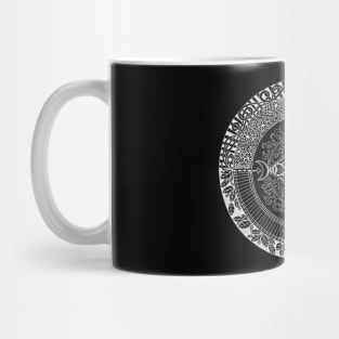 Moon Mandala at Midnight Mug